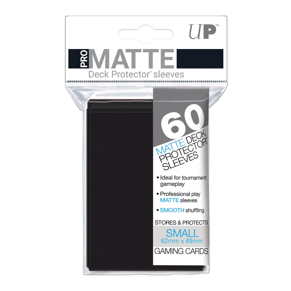 Ultra Pro - Yu-Gi-Oh! Size Pro-Matte 60 ct Sleeves - Black