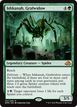 Ishkanah, Grafwidow (Eldritch Moon) Light Play Foil