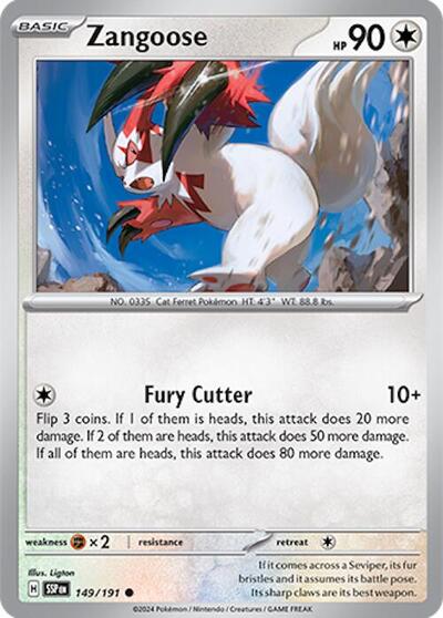 Zangoose (SV08: Surging Sparks) Light Play