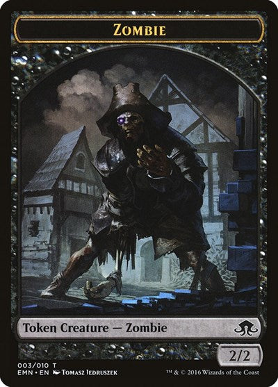 Zombie Token (003) (Eldritch Moon) Light Play