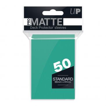 Ultra Pro - Standard Size Pro-Matte 50 ct Sleeves - Aqua