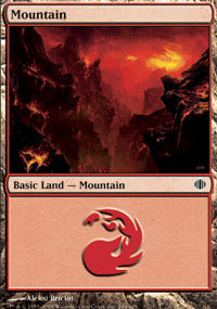 Mountain (244) (Shards of Alara) Light Play