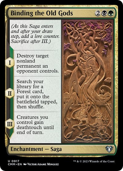 Binding the Old Gods (Commander Masters) Light Play