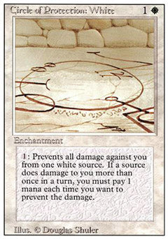 Circle of Protection: White (Revised) Medium Play