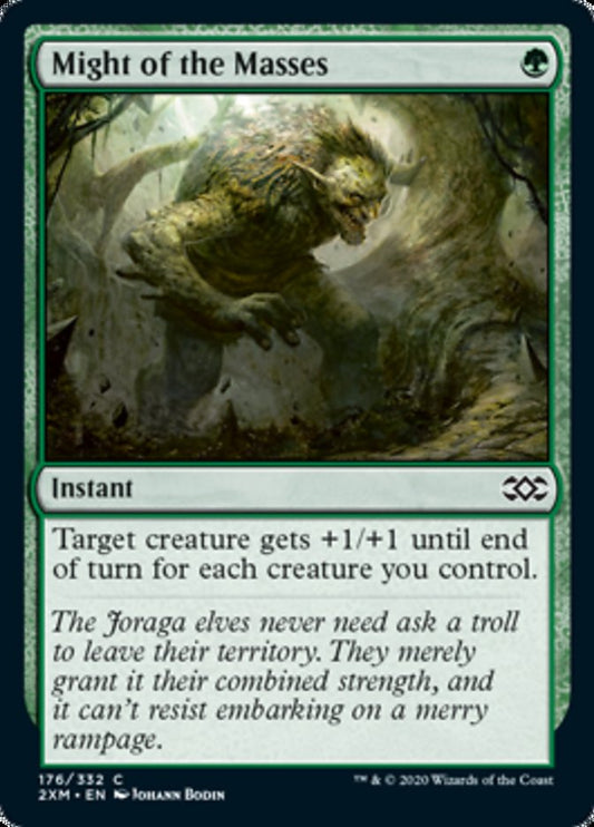 Might of the Masses (Double Masters) Light Play Foil