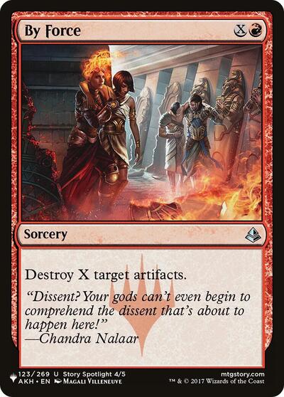 By Force (The List) Light Play