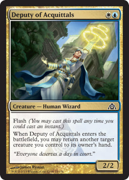 Deputy of Acquittals (Dragon's Maze) Light Play