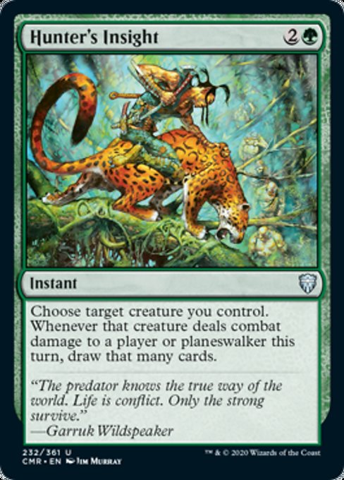 Hunter's Insight (Commander Legends) Light Play