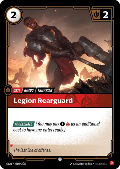 Legion Rearguard (Origins) Light Play