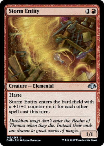 Storm Entity (Dominaria Remastered) Light Play