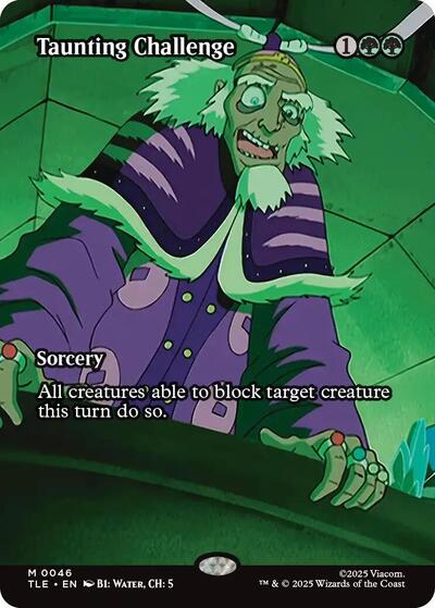 Taunting Challenge (Borderless) (Avatar: The Last Airbender: Eternal-Legal) Light Play Foil