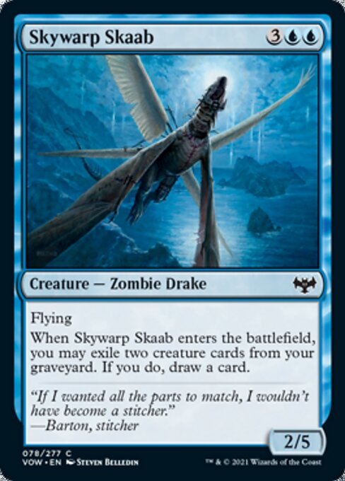 Skywarp Skaab (Innistrad: Crimson Vow) Light Play