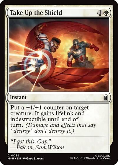 Take Up the Shield (Marvel Super Heroes) Light Play