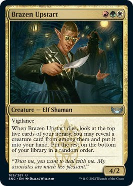 Brazen Upstart (Streets of New Capenna) Light Play