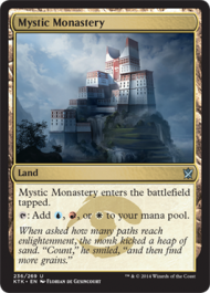 Mystic Monastery (Khans of Tarkir) Near Mint Foil