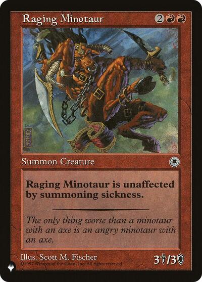 Raging Minotaur (The List) Light Play