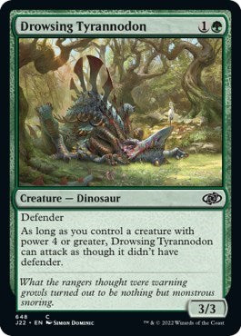 Drowsing Tyrannodon (Jumpstart 2022) Light Play
