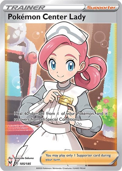 Pokemon Center Lady (Full Art) (SWSH04: Vivid Voltage) Near Mint Holofoil