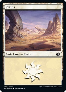 Plains (269) (The Brothers' War) Light Play Foil