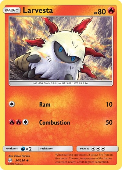 Larvesta (SM - Cosmic Eclipse) Medium Play