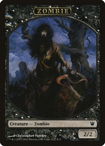 Zombie Token (8) (Innistrad) Light Play
