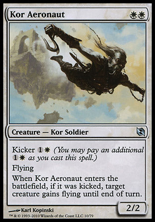Kor Aeronaut (Duel Decks: Elspeth vs Tezzeret) Medium Play
