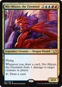 Niv-Mizzet, the Firemind (Modern Masters 2015) Light Play