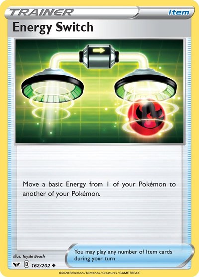 Energy Switch (SWSH01: Sword & Shield Base Set) Light Play