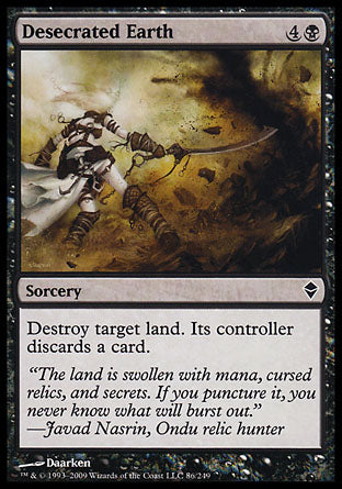 Desecrated Earth (Zendikar) Near Mint