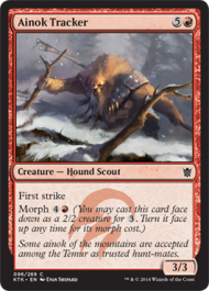 Ainok Tracker (Khans of Tarkir) Light Play Foil