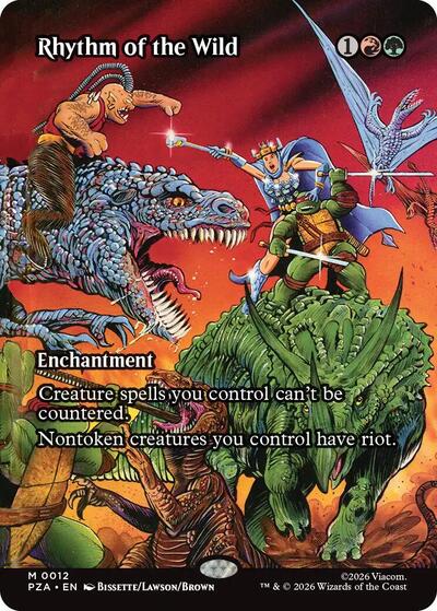 Rhythm of the Wild (Borderless) (Teenage Mutant Ninja Turtles Eternal-Legal) Light Play