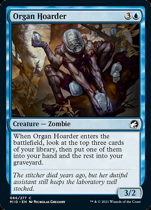 Organ Hoarder (Innistrad: Midnight Hunt) Light Play Foil