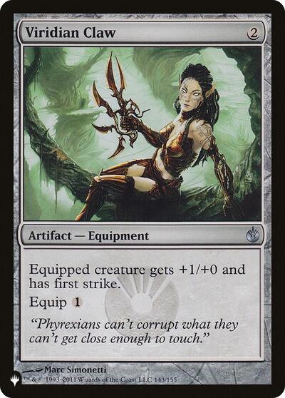 Viridian Claw (The List) Light Play