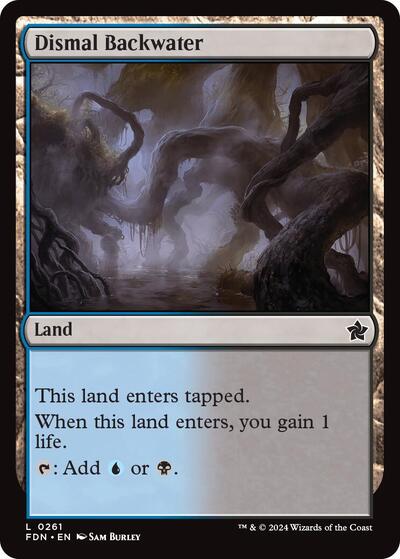 Dismal Backwater (Foundations) Light Play Foil