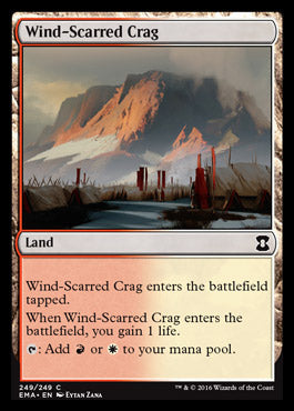 Wind-Scarred Crag (Eternal Masters) Light Play Foil