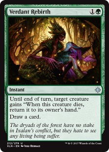 Verdant Rebirth (Ixalan) Light Play