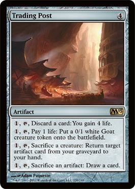 Trading Post (Magic 2013 Core Set) Damaged / Poor
