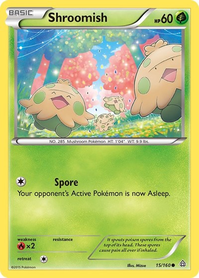 Shroomish (XY - Primal Clash) Light Play