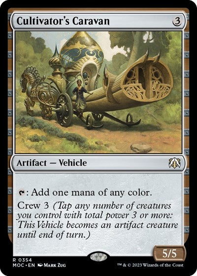 Cultivator's Caravan (Commander: March of the Machine) Light Play