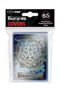 Ultra Pro - Force of Will - Gold Magic Circle Sleeve Covers 65ct with Hymnal's Memoria Promo