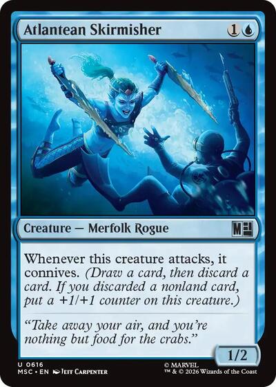 Atlantean Skirmisher (Commander: Marvel Super Heroes) Light Play