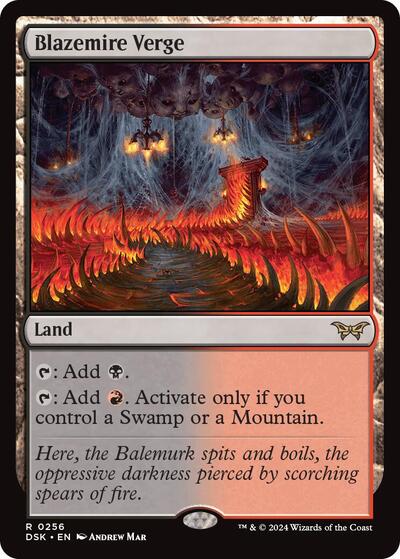 Blazemire Verge (Duskmourn: House of Horror) Near Mint