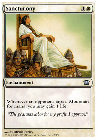 Sanctimony (8th Edition) Light Play