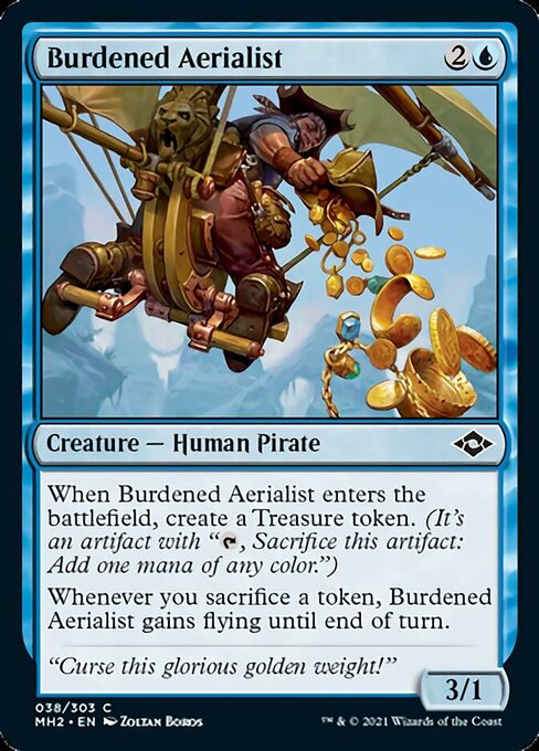 Burdened Aerialist (Modern Horizons 2) Light Play