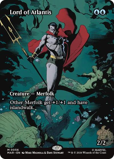 Lord of Atlantis (Borderless) (Marvel Eternal-Legal) Light Play