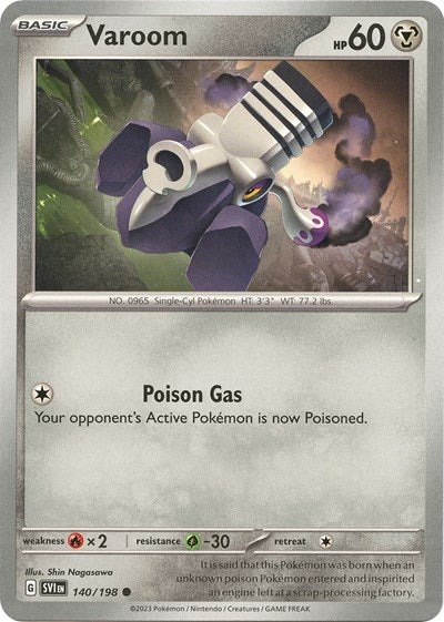 Varoom - 140 (Scarlet and Violet: Base Set) Light Play