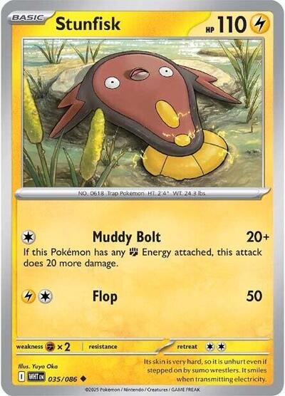 Stunfisk (SV: White Flare) Light Play