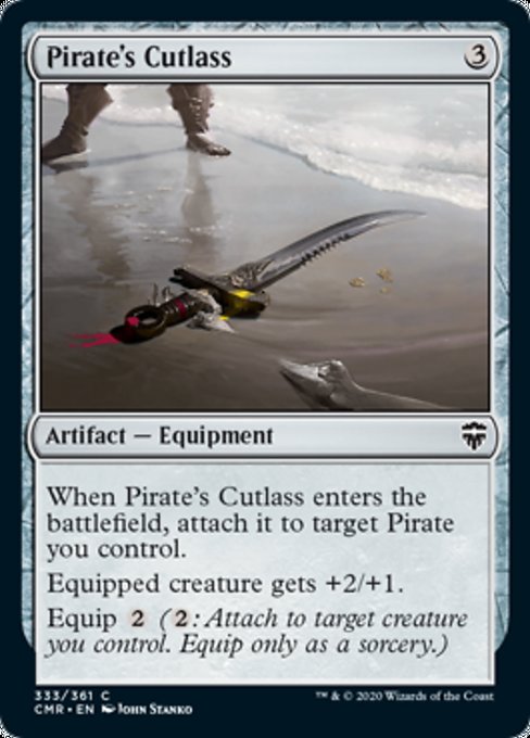Pirate's Cutlass (Commander Legends) Light Play
