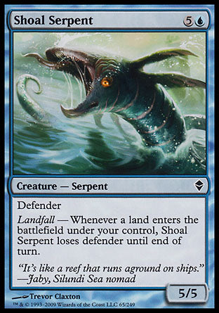 Shoal Serpent (Zendikar) Near Mint