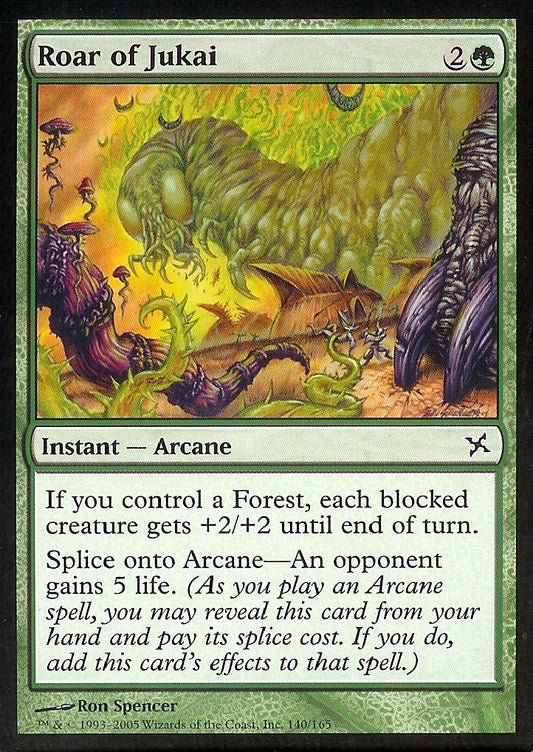 Roar of Jukai (Betrayers of Kamigawa) Light Play